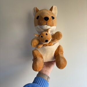 Steven Smith Kangaroo & Joey Plush Stuffed Animal 12”